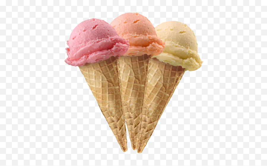 Ice Cream Cone Milk - Three Cones Png Download 600575 Emoji,Pepsi Ice Cream Emoji