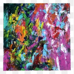 Oil Painting Abstract - Messy Emoji,Full Of Emotions Abstract