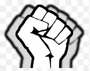 Swaying Fist Clipart - Lesbian Black Lives Matter Emoji,Black Power Fist Emoji