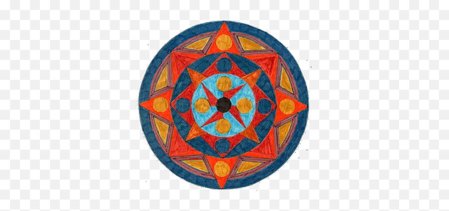 Mandala Art Is Symbols That Are Drawn Sketched Or Painted - Art Radial Symmetrical Emoji,Emotions Symbolism