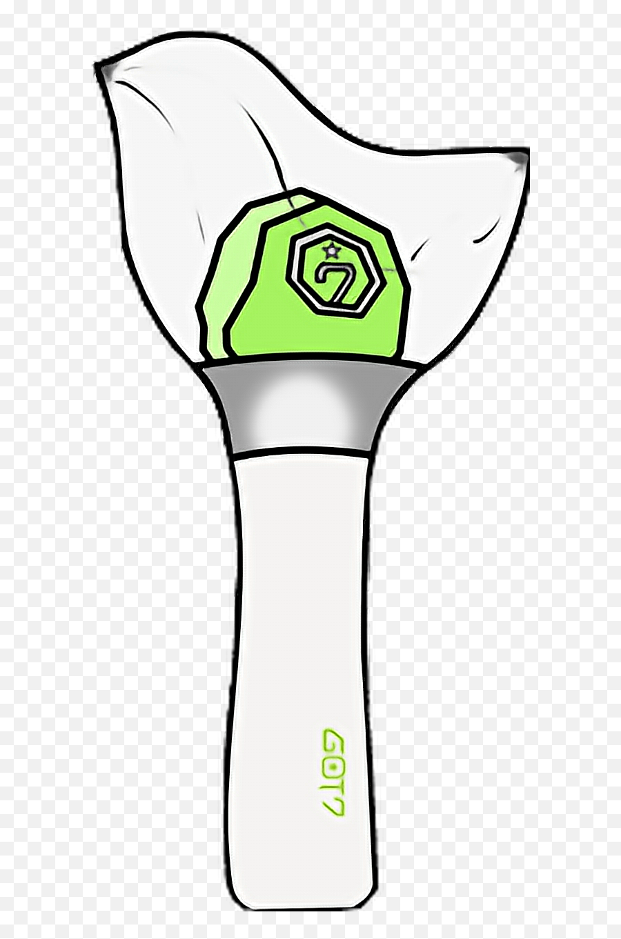 Got7lightstick Got7 Sticker - Got7 Lightstick Transparent Background Emoji,Got7 As Emojis