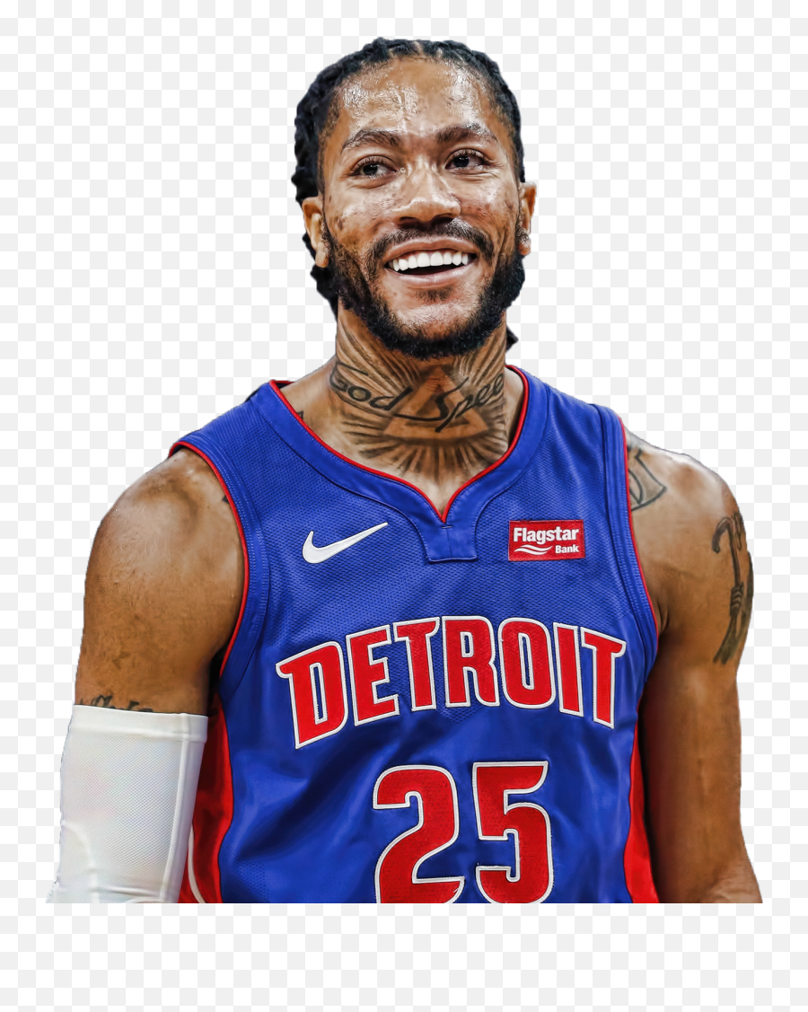 Drose Derrickrose Pistons Sticker - Detroit Pistons Emoji,Detorit Pitons Emojis