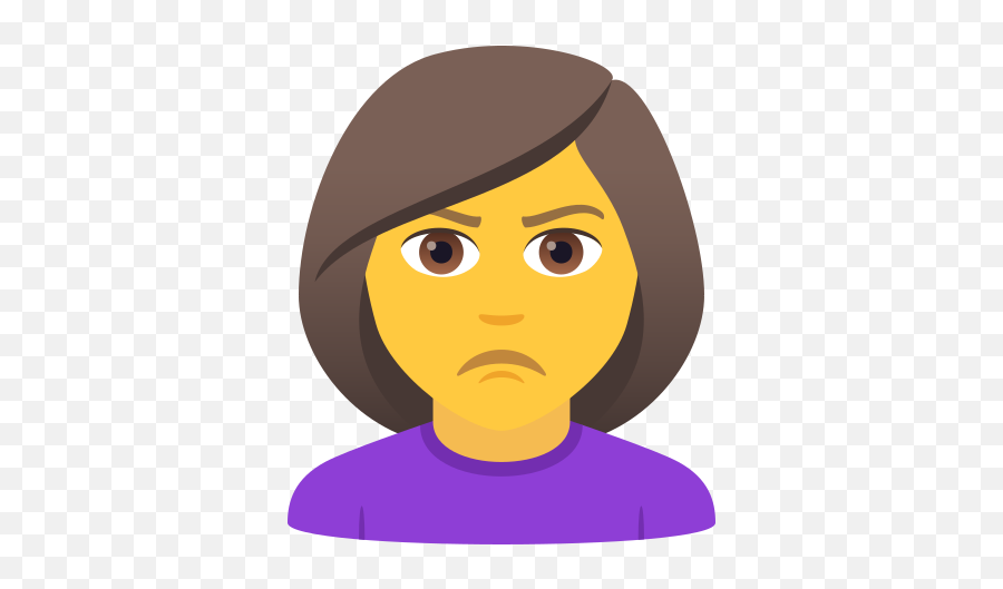 Emoji U200d Sulking Woman To Copy Paste Wprock - Smiley,West Side Emoji