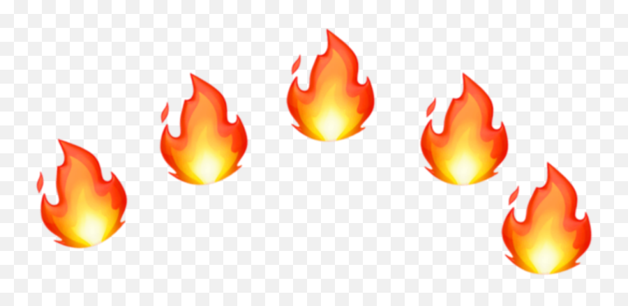 Emoji Crown Emojicrown Fire Sticker - Transparent Background Flame Emoji,20 Million Fire Emojis
