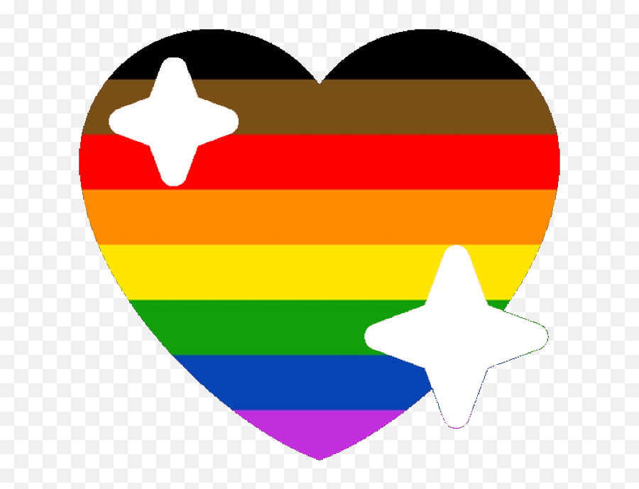 Poc Lgbtq Pride Sparkle Heart Discord Emoji - Pride Discord Discord Pride Heart Emoji,Sparkle Emoji
