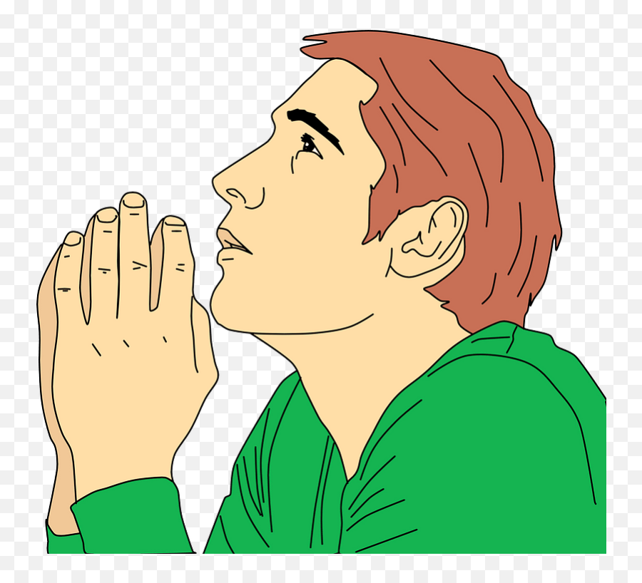 Praying Man Clipart Free Download Transparent Png Creazilla - Man Praying Png Clipart Emoji,Praying Animated Emoticon