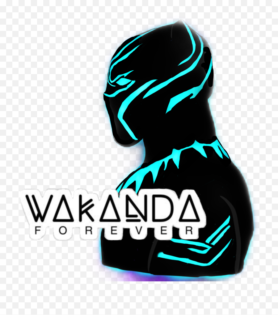 Wakanda Forever Sticker - Hair Design Emoji,Wakanda Forever Emoji