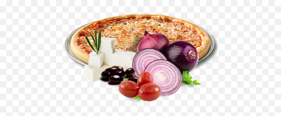 Download Greek Pizza - Pizza Full Size Png Image Pngkit Cheese Pizza Transparent Emoji,Greek Food Emoji