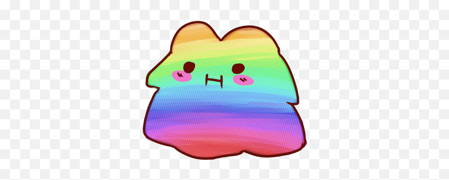 I Made A Gif - Gumi Pokécharms Rainbow Ditto Emoji,Pokemon Made Out Of Emojis