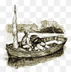 The Mysterious City Of Oo - Boatman Emoji,Emotions Little Boy Sick Thermometer In Mouth