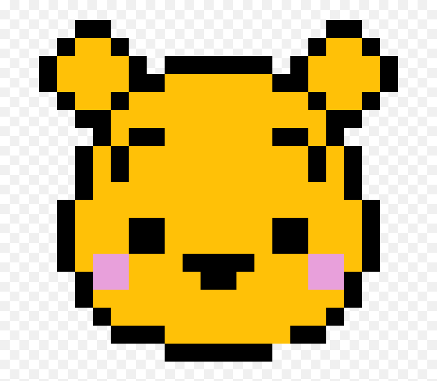 Pixilart - Winnie Pooh Pixel Art Emoji,Pooh Bear Emoticons