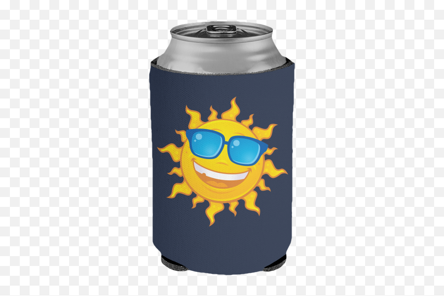 Summer Sun Wearing Sunglasses - Happy Emoji,Emoticon With Glasses Tshirt