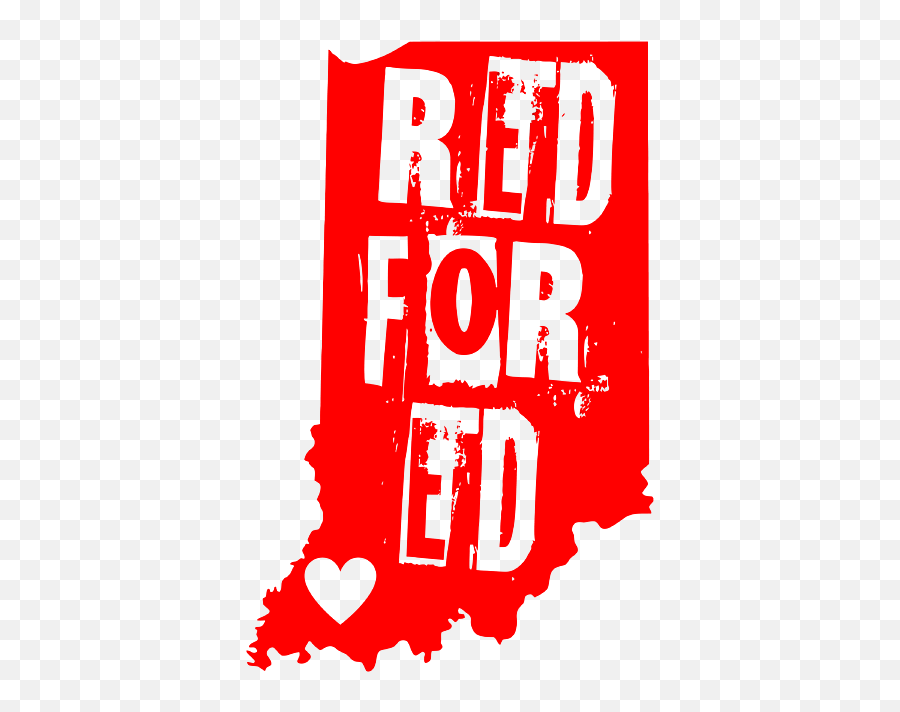 Red For Ed Indiana State Teachers Strike Men Women Redfored Emoji,Man Vs Woman And Gun Emoji