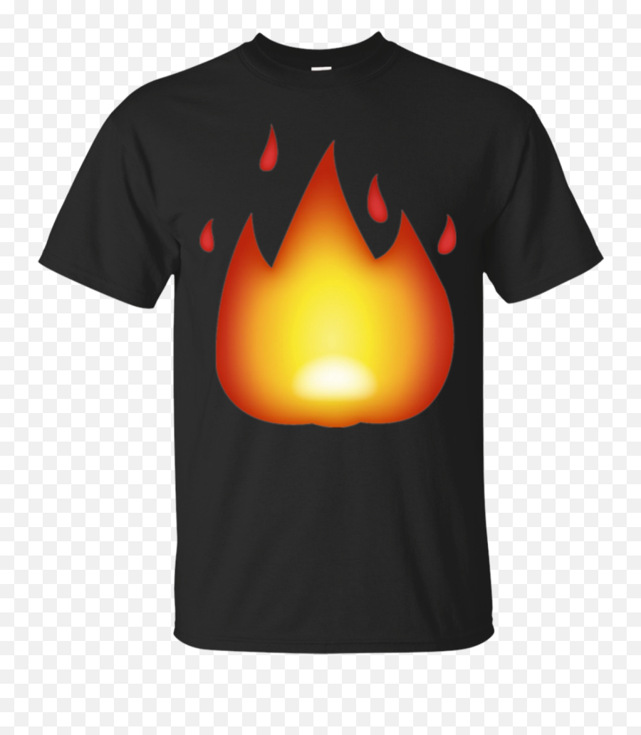 Fire Emoji T Shirt Burning Flame Lit Tee,Flames Emojis