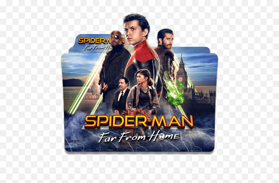 Spider - Man Far From Home 2019 Folder Icon Designbust Emoji,Emoji Movie Spider Verse