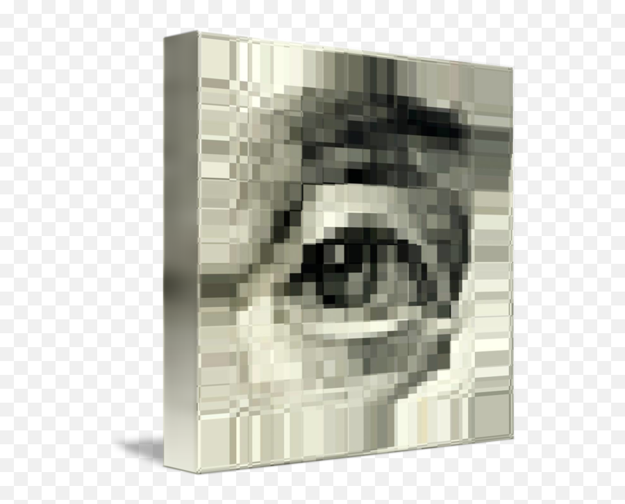 Ben Franklin Eye On Dollar Bill Pixelated By Morgan Howarth Emoji,Five Dollar Bill Emoji