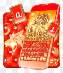 Gold Rose Keyboard - Mobile Phone Emoji,Shark Emoji Keyboard