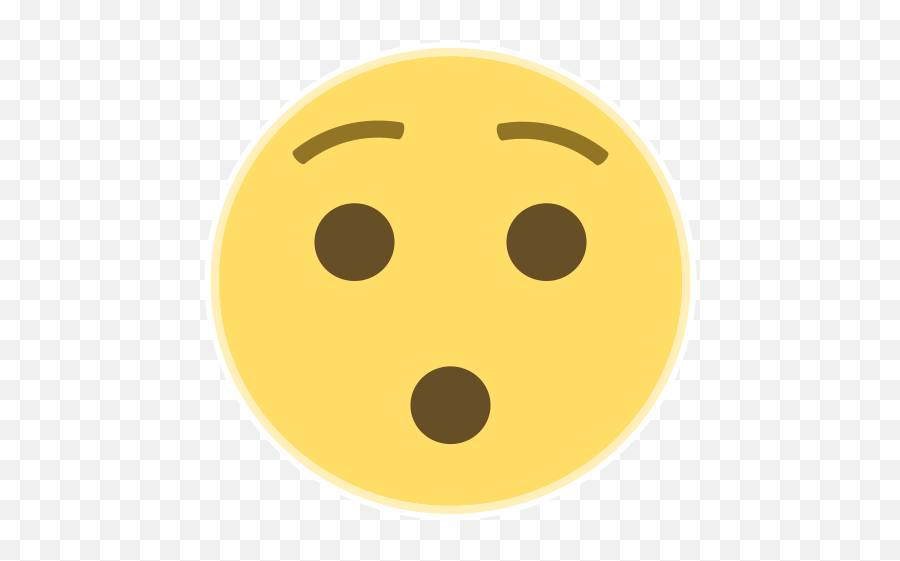 Hushed Face Emoji Png - Royalpng,Some Emoji Outlined