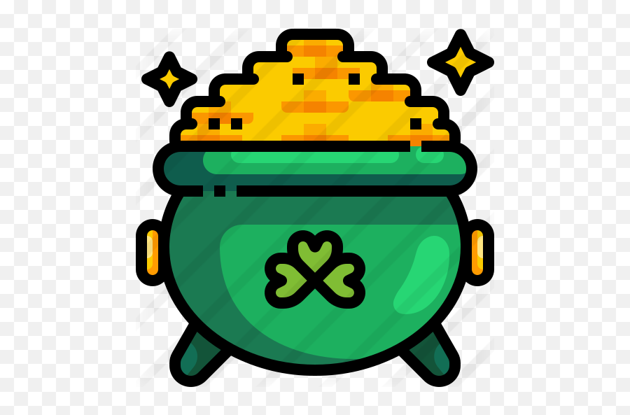 Gold Pot - Language Emoji,St Patrick's Day Emoji Copy And Paste