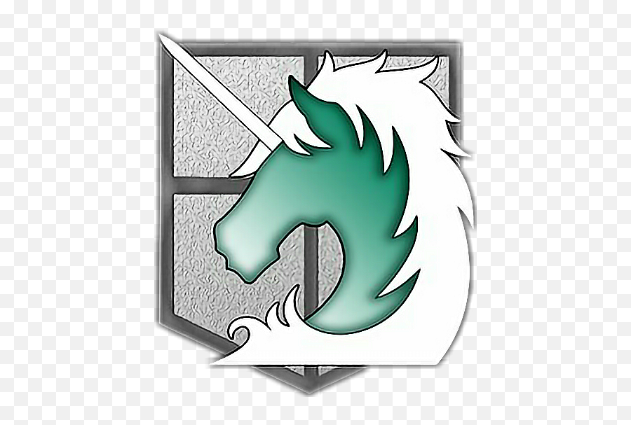 Attackontitan Shingekinokyojin Sticker - Attack On Titan Emoji,Police Flag Emoji Attackontitan Shingekinokyojin Sticker - Attack On Titan Emoji,Police Flag Emoji