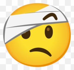 Raised - Emoji Vendado,Hurt Emoji