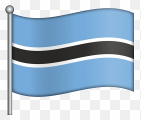 Botswana Flag Emoji - Vertical,Botswana Flag Emoji