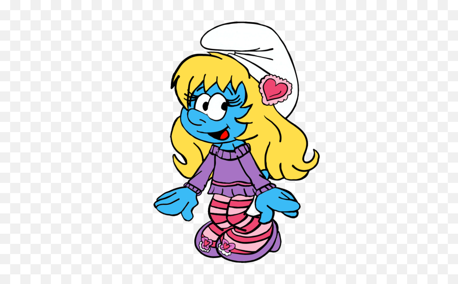 Smurfette Pictures Images - Pretty Smurfette Emoji,Emoticons Vetorizados