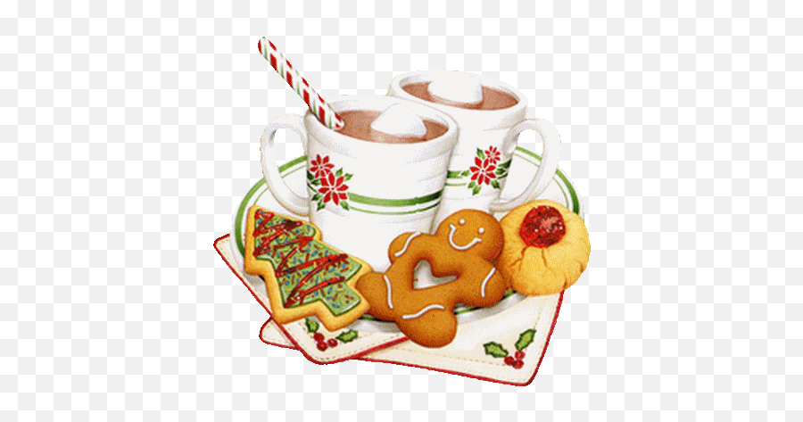 Christianmatch - Christmas Cookies And Hot Chocolate Clipart Emoji,Kwijlende Emoticon