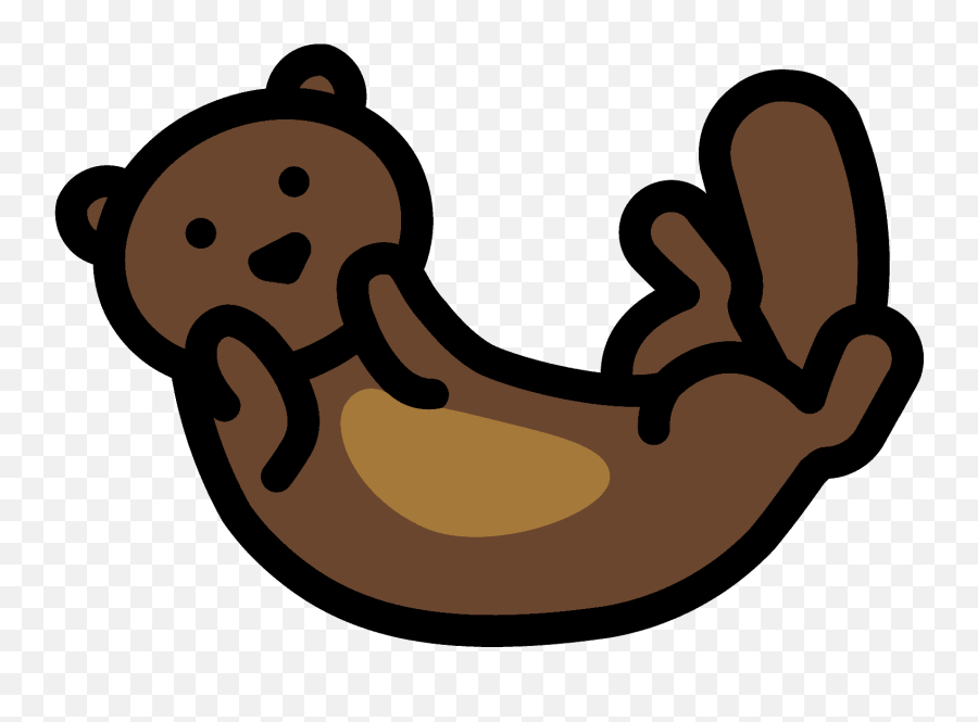 Otter Emoji Clipart - Clip Art,Gorilla Emoji