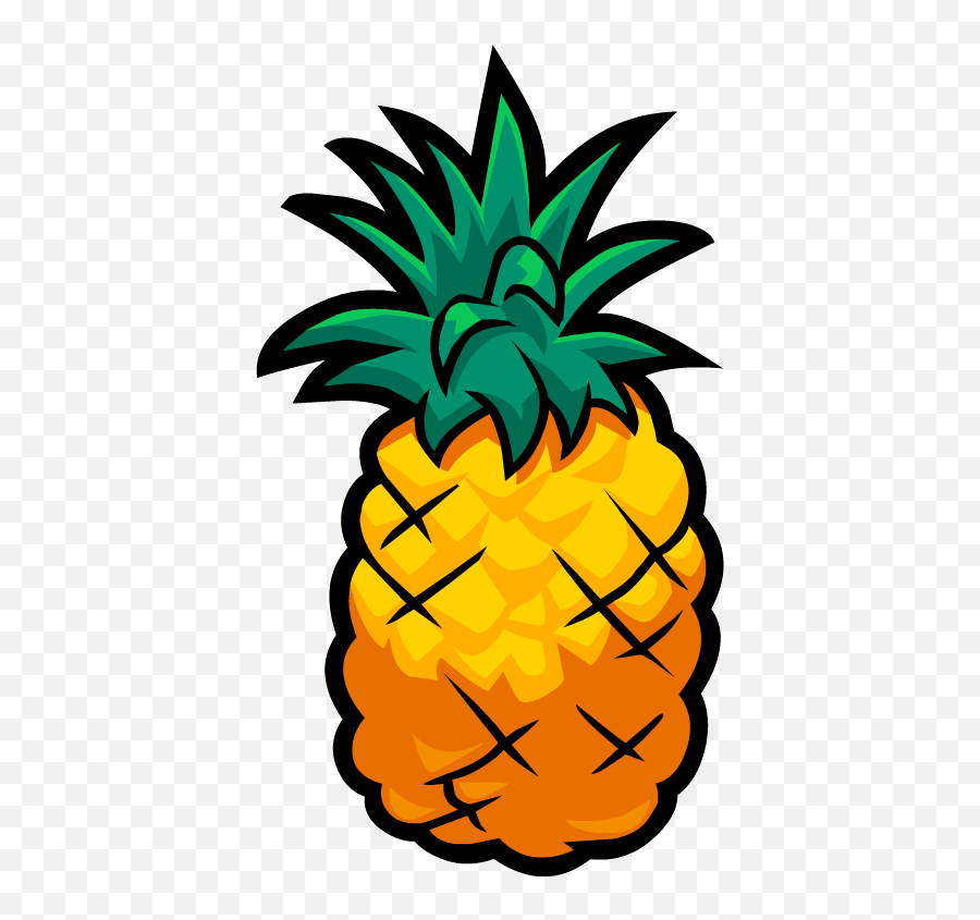 Pineapple - Cartoon Pineapple Transparent Background Emoji,Pineapple Emoji