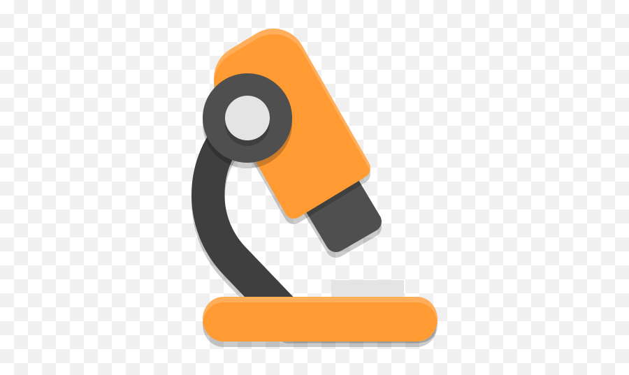 Microscope Icon Papirus Apps Iconset Papirus Development - Orange Microscope Logo Png Emoji,Microscope Emoji