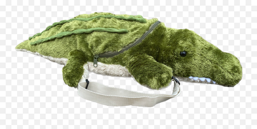 Fuzzy Plush Backpack - Alligator Plush Backpack Emoji,Emotions Stuffed Animal 1983