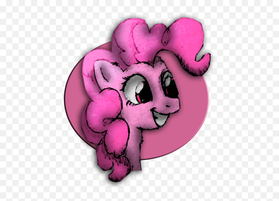 So I Drew Pinkie Pieagain - Visual Fan Art Mlp Forums Girly Emoji,Brohoof Emotion