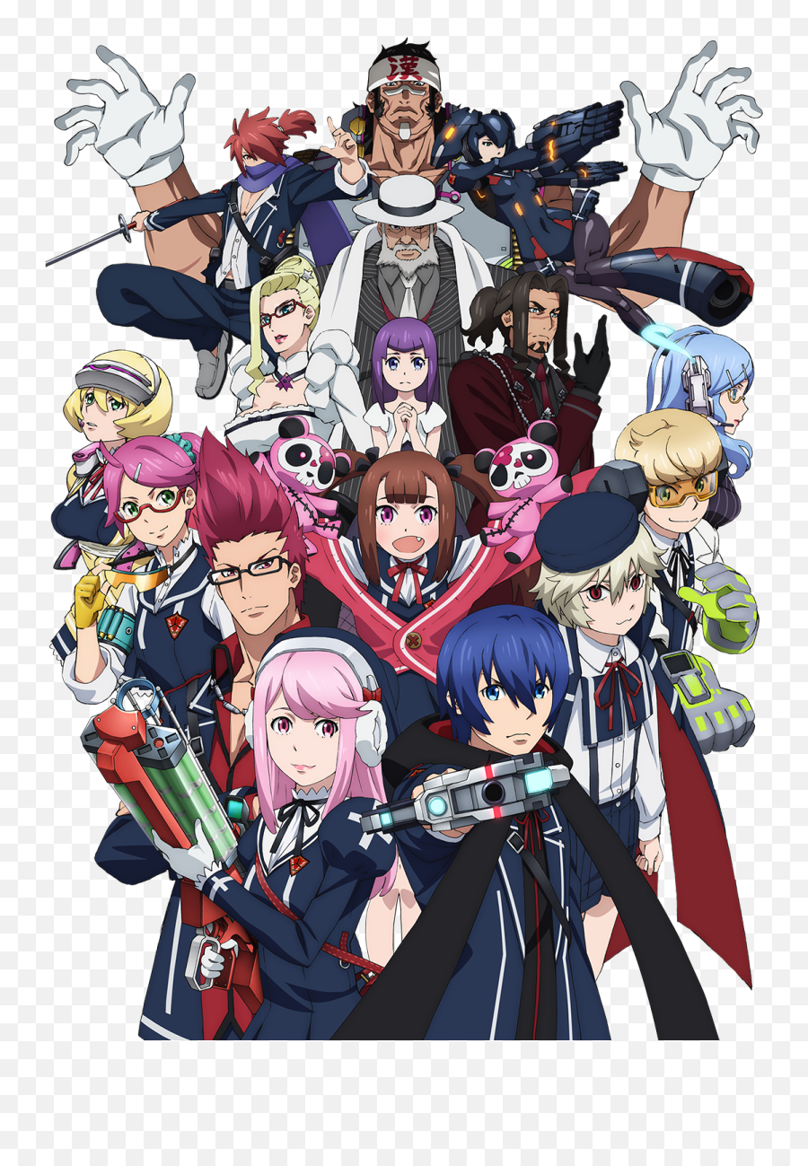 Anime Q1 Q2 2015 - Gunslinger Stratos Emoji,Aldnoah Inaho Emotions