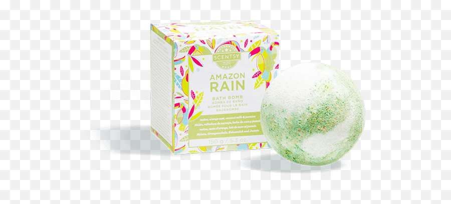 Amazon Rain Scentsy Bath Bomb - Scentsy Amazon Rain Bath Bomb Emoji,Emoji Bath Bomb Set Item#: 1282997