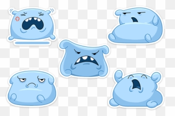 Download Set Of Stickers Pillow Vk Free - Happy Emoji,Emoji Pillow Set