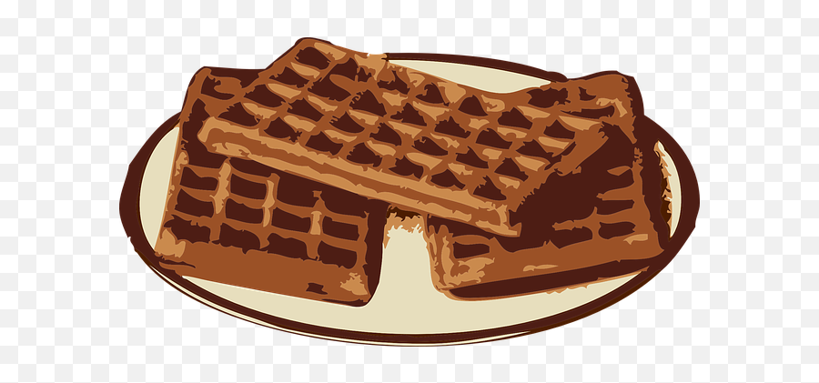 Free Waffles Ice Cream Vectors - Waffles Graphic Emoji,Have A Waffle Emoticon