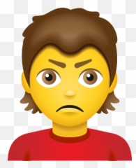 Person Pouting Icon U2013 Free Download Png And Vector - Vampire Emoji Transparent,Long Hair Vampire Emoji