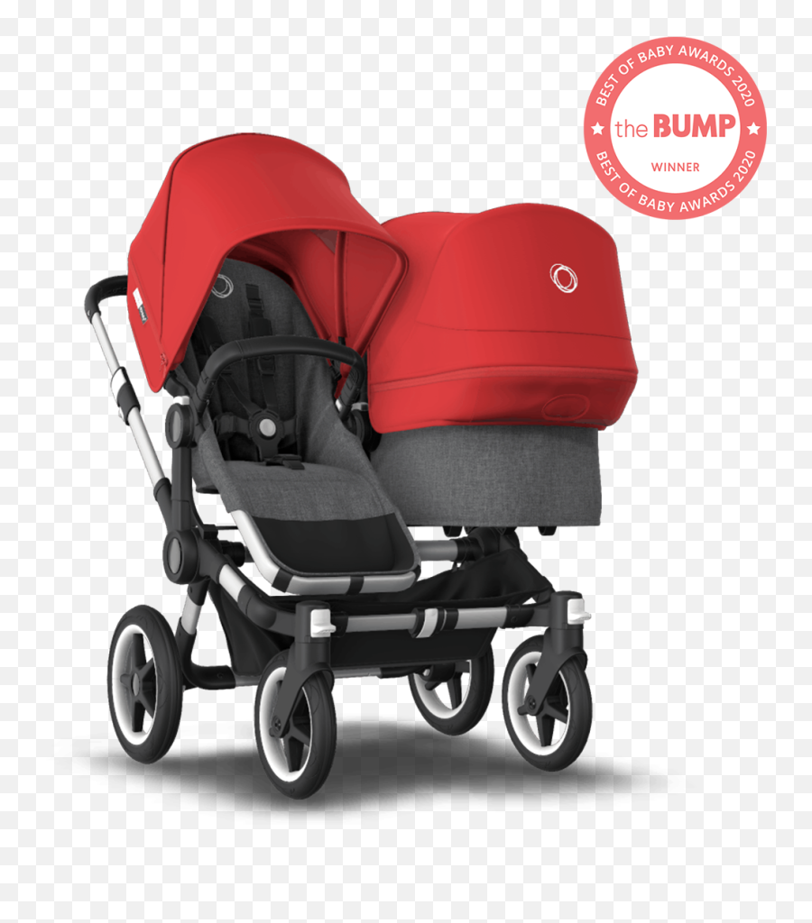 Us - Bugaboo D3d Stroller Bundle Aluminum Grey Melange Red Bugaboo Donkey Twin Rosa Emoji,Work Emotion Wheel Center Caps
