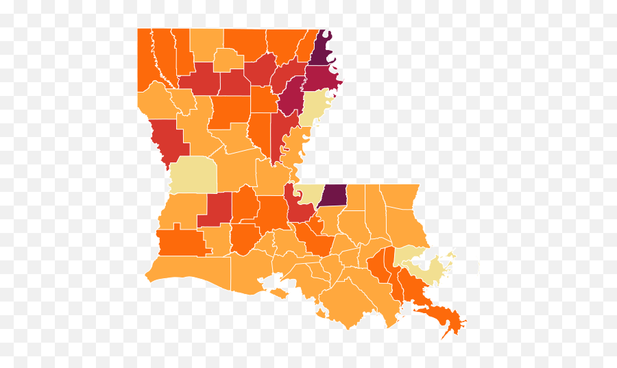 Louisiana Coronavirus Map And Case Count - The New York Times Language Emoji,Emoji Movie Ruston La