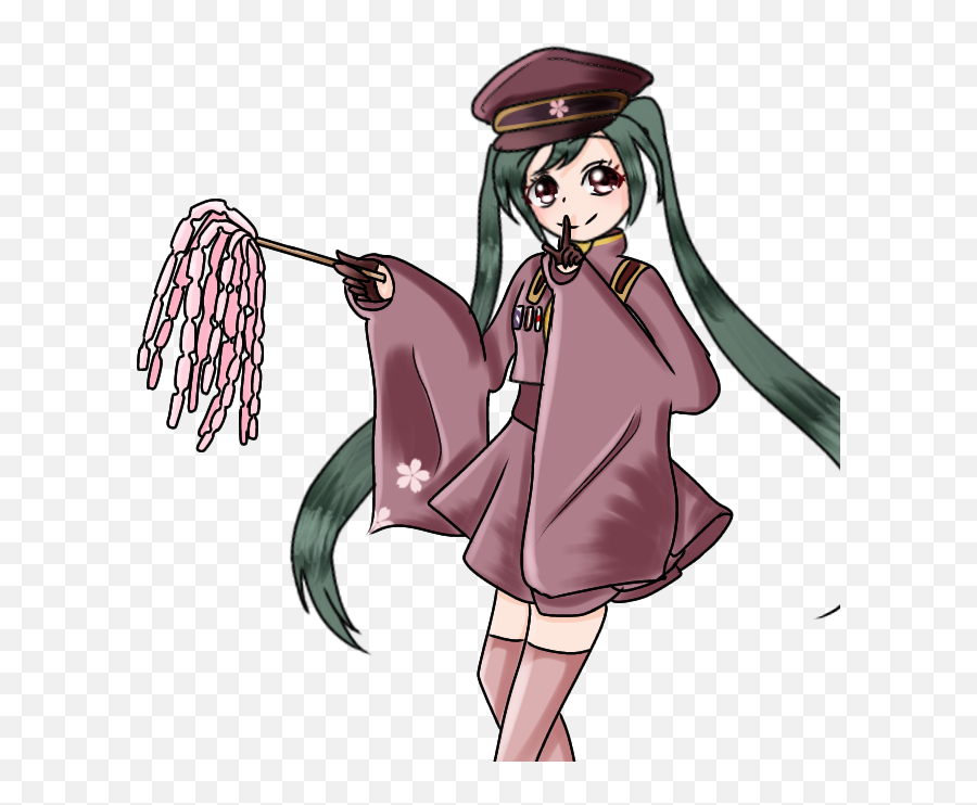 Senbonzakura Miku Art By Me Iu0027m New Here So Ye Vocaloid - Fictional Character Emoji,Emotions Vocaloid Lyrics