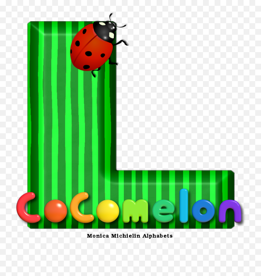 Monica Michielin Alphabets Cocomelon Watermelon Ladybug - Letter A Cocomelon Design Emoji,What Is The Termite, Ladybug Emoticon