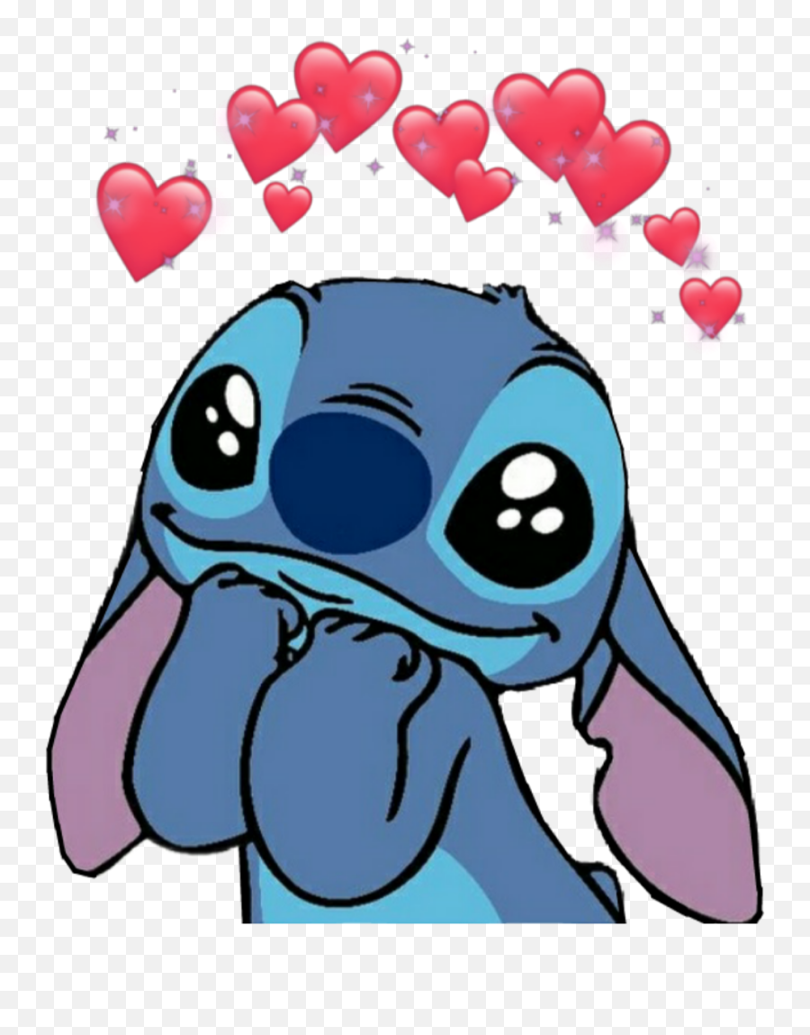 Tumblr Stitch Sticker - Stitch Cute Emoji,Stitch Emoji