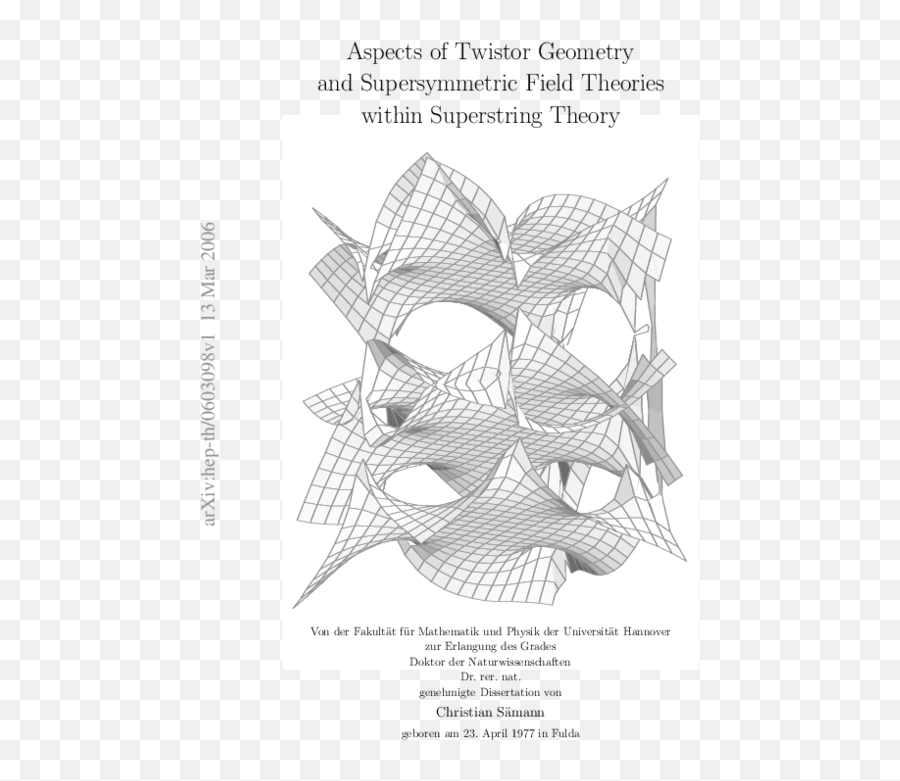 Pdf Aspects Of Twistor Geometry And Supersymmetric Field - Geometry And Supersymmetric Art Emoji,Geometrie Des Emotions