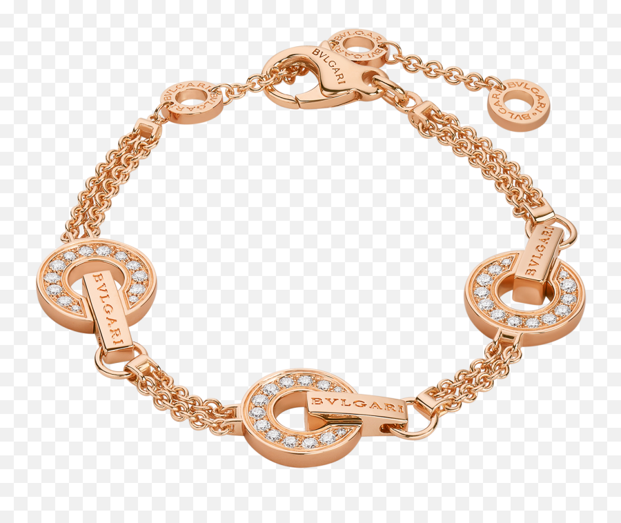 Bvlgari Bvlgari Rose Gold Bracelet - Bvlgari Rose Gold Emoji,Swarovski Emotions Bracelet