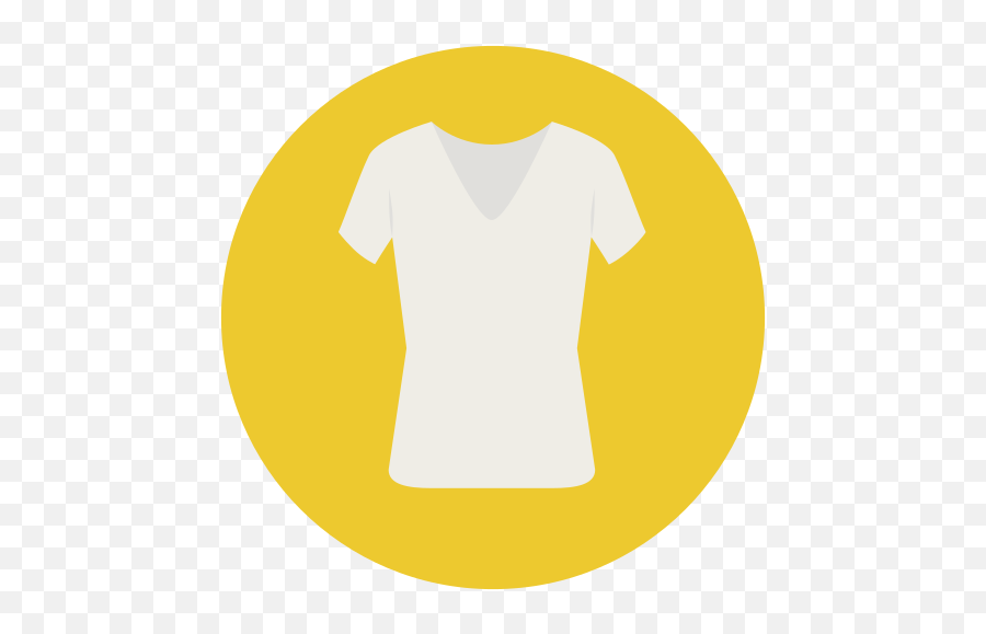 V - Neck Tshirt Icon In Infographic Style V Neck Yellow T Shirt Png Emoji,Hands Up Emoji Tshirt