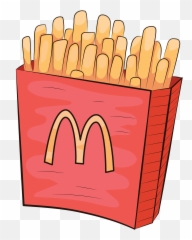 French Fries Clipart - Clipart Of French Fries Emoji,Fried Potato Chips Emoji Text
