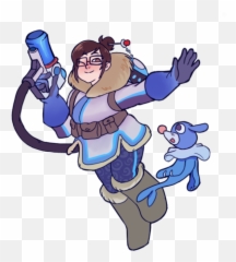 Mei And Popplio - Mei Overwatch Png Emoji,Popplio Emotion Comic
