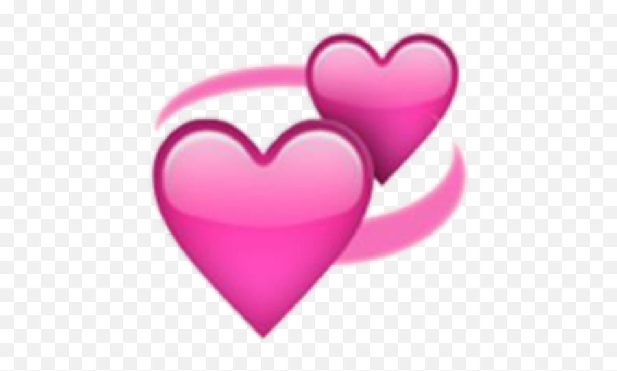 Overlay Pink Love Heart Emojis Sticker By - Girly,Heart Emoji Overlay