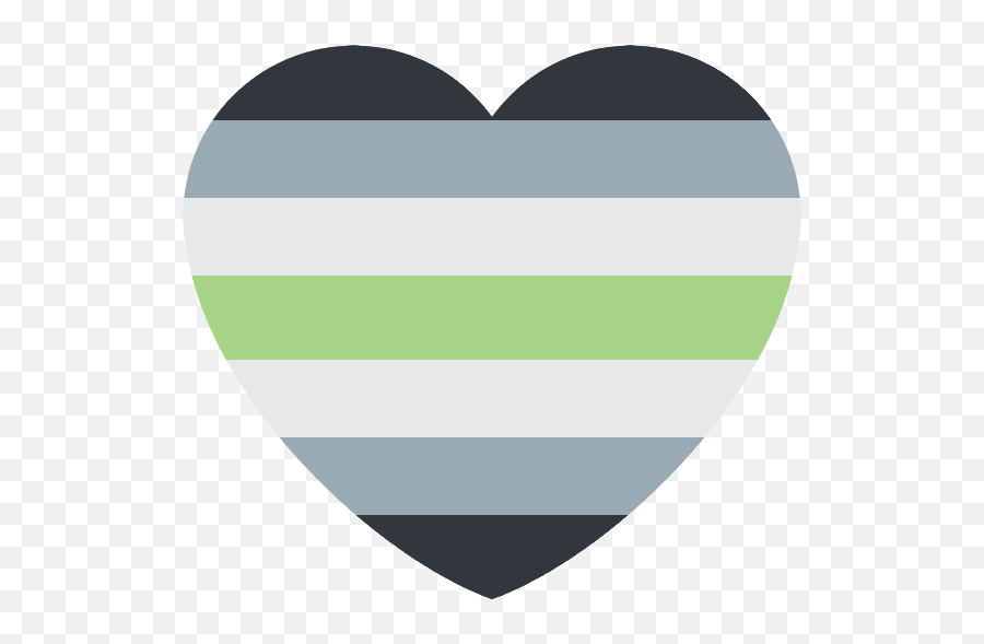 Agenderprideheart - Discord Emoji Agender Heart Emote Discord,Heart Emojis Meme